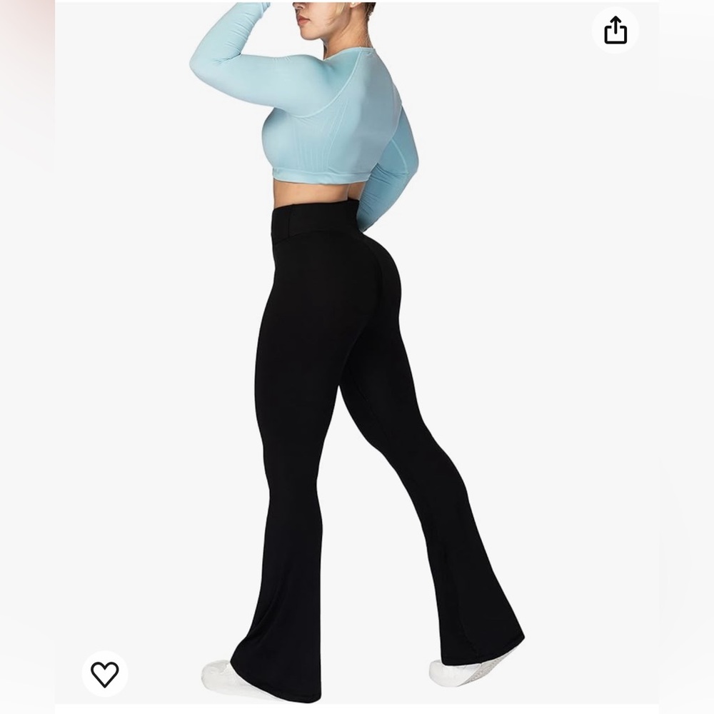 SUNZEL tummy control flare leggings